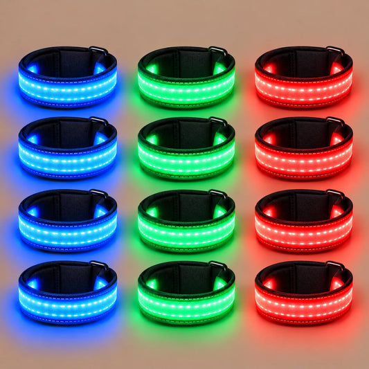 Glow Leg Bands (Set of 4)